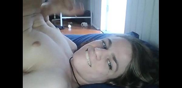  Teen Shemale Sucks her Own Cock and Eats her Own Cum